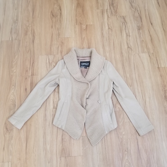Genuine sheep skin silk lined moto jacket - Picture 1 of 7
